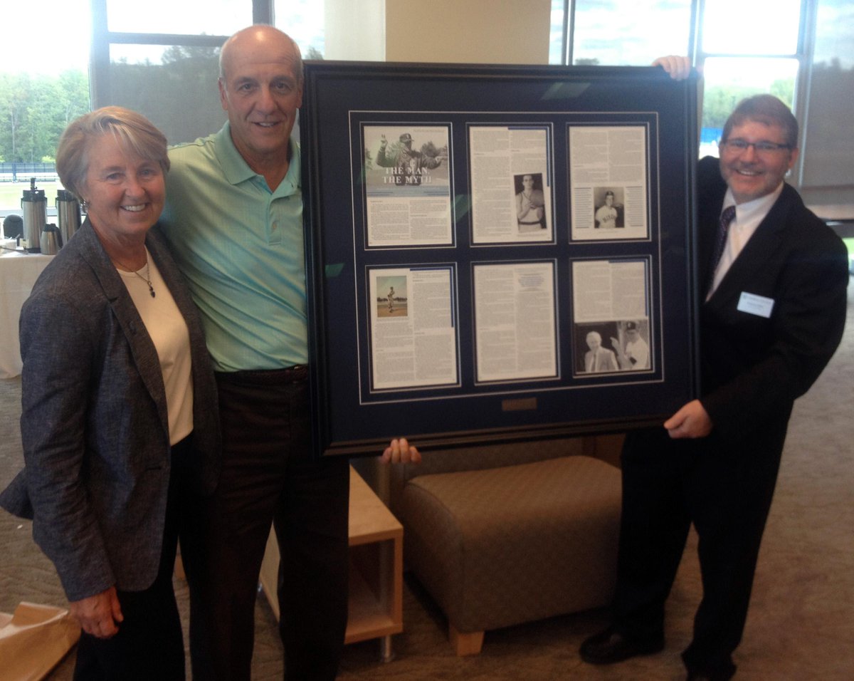 BomberSports's tweet image. Legendary @IthacaCollege baseball coach George Valesente was honored before the athletics department Tuesday!