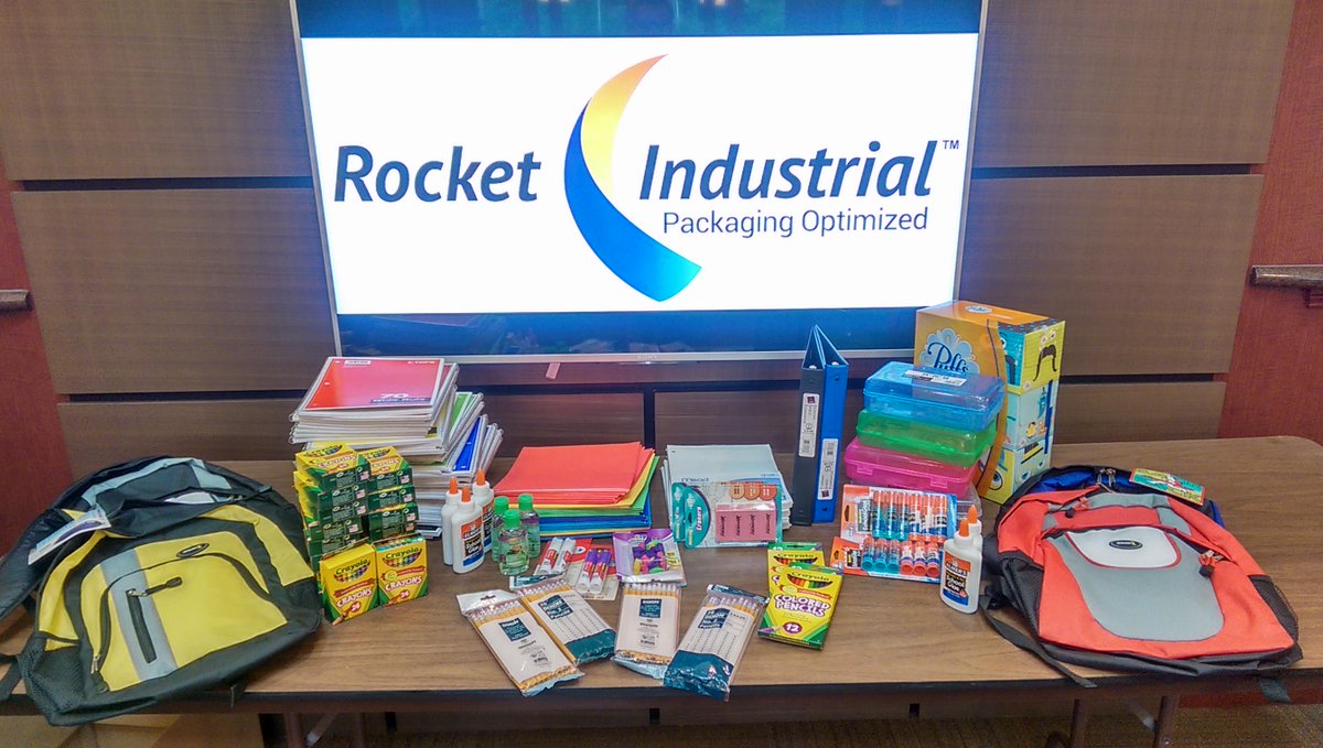 Rocket_Ind's tweet image. We are helping kids fill their backpacks with the supplies they need to succeed. #UnitedWay #backtoschool