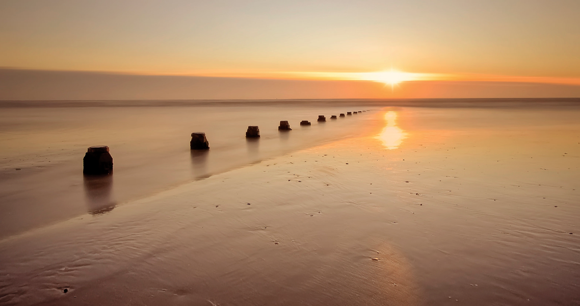 Bridlington Beach Sunrise #Yorkshire photo by Dave Holder