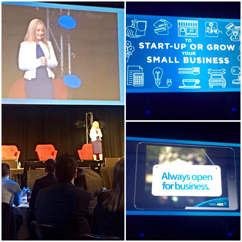 Inspiration from <a href="/MichelleKr7/">Michelle Kretschmer</a>. Small Business is big business for ANZ. #yourbusinessyourway #ANZ #businessnow