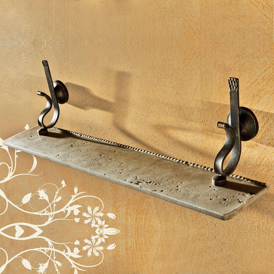 Classicobagno's tweet photo. #Badezimmerzubehör "#Ninfea" mit #schmiedeeisernen #Halterungen und #Travertinstein.

http://t.co/5hMHdU1ByN http://t.co/zdTvNcNZvJ
