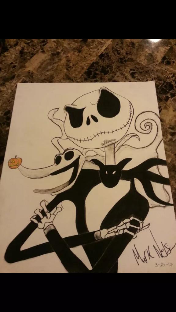 NelsonArt209's tweet photo. #NelsonArt #artwork @TimBurtonArt #JackSkellington #zero@Disney #NightmareBeforeChristmas #TimBurton#charcoaldrawing http://t.co/IS7ZjOwHwP