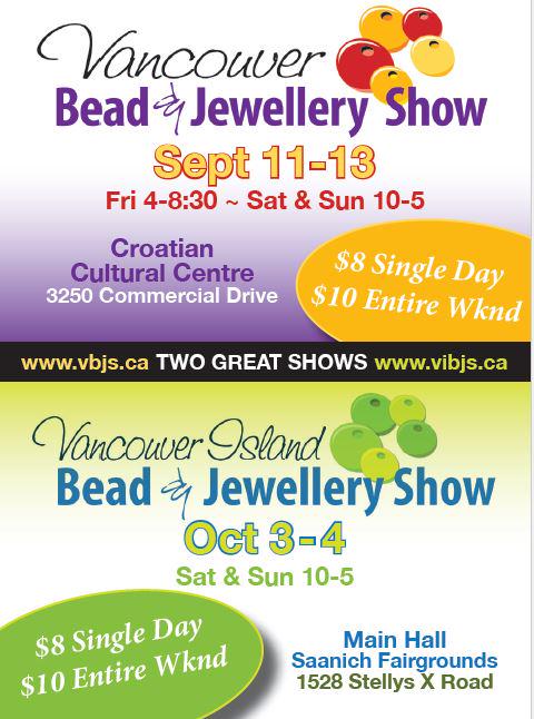 INSPIREDSLMag's tweet image. Sign up for classes @VIBJS Bead &amp;amp; Jewellery Show #SaanichFairgrounds Oct 3&amp;amp;4 vibjs.ca/classes.html See you there!