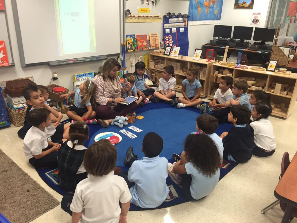 SairaMir3's tweet image. Pre-K day 2 was fun too. We did sign-in sheets, circle time, snack,& met Willaby Wallaby!#classroutine