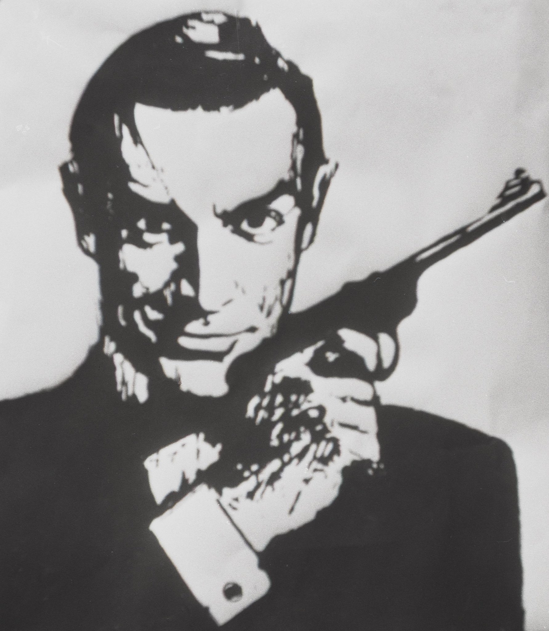 Happy Birthday Sir Sean Connery! This I made in the 60\s with an episcope and had it on my wall 