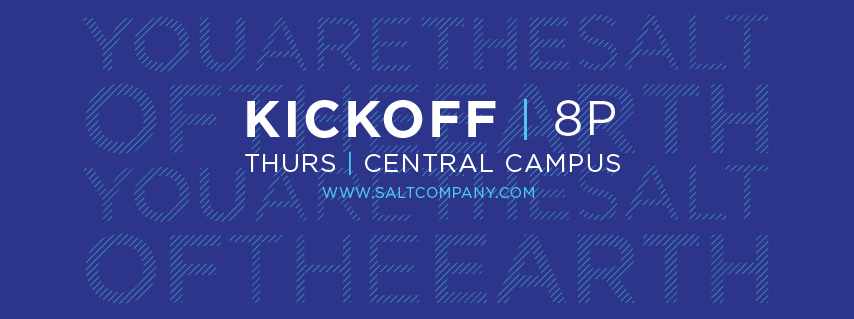 isusalt's tweet photo. | | | S A L T K I C K O F F | | | Thurs., 8p, Central Campus | | | #SaltCo #SaltKickoff | | | http://t.co/0IRlB831iQ