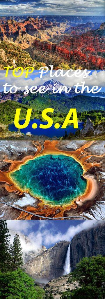 Top Places to see in the USA - Destination Guide #USA #travel #destinationguide