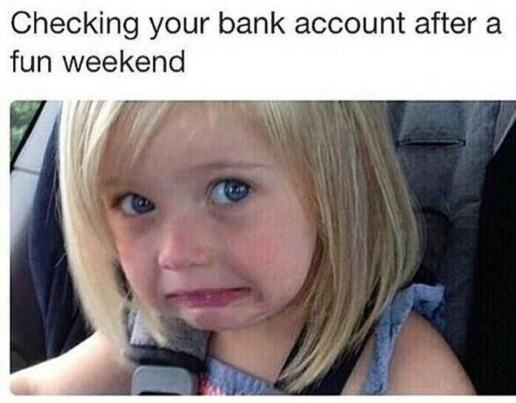 For real! LOL I know I'm not the only one!😆 #SpentWayTooMuch #Weekend #WeekendSplurge #WeekendFun