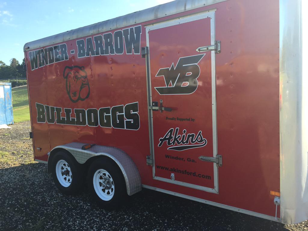 DoggsFootball's tweet image. Thanks to @AkinsofWinder1 for the trailer makeover! #DoggsFootball is blessed to have such an awesome sponsor!