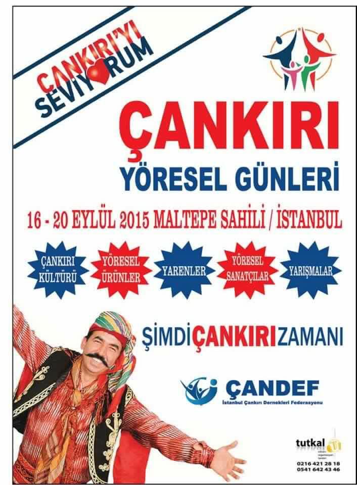 HaberCankiri's tweet photo. Davetlisiniz!

"Çankırı Yöresel Günleri"
16-20 Eylül 2015 Maltepe Sahili

@Cankiriorgtr @tutkalajans @ZekeriyaAcikgoz http://t.co/HdRvXT9p3b