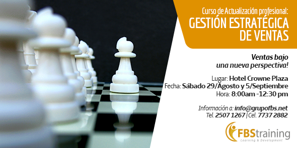 ElMundoSV's tweet photo. #Curso: Gestión estratégica de ventas. #FBSTraining
*Consulta por nuestros paquetes especiales* http://t.co/CHiqMNJusw