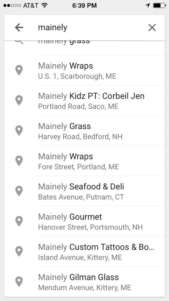 Dante Ramos On Twitter For That Map Of Goofy Puns I Nominate Every Single Business In The State Of Maine Http T Co Srno91hlsq Http T Co Rqayfpwjce