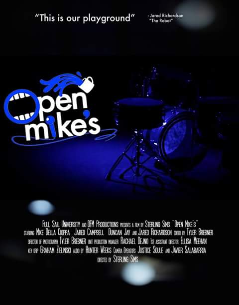 JusticeSoule's tweet photo. Open Mikes Documentary coming soon. #fullsail #documentary #melbourne #florida #openmikes http://t.co/ovhPSnrH3p