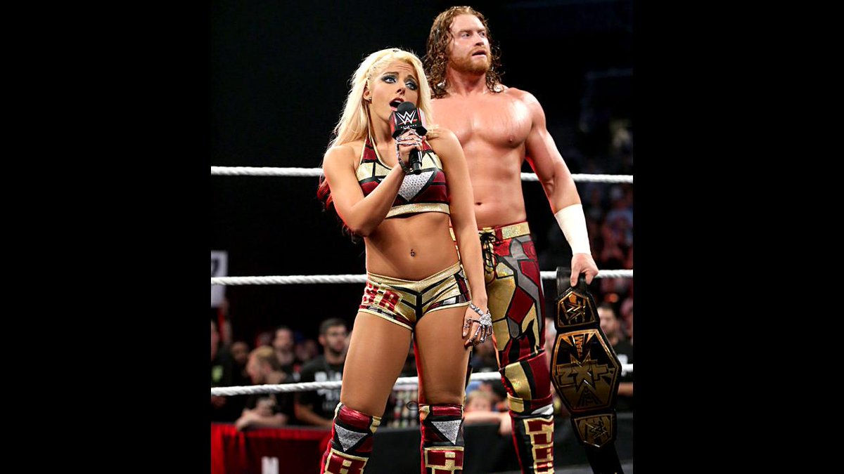 maemymomor's tweet photo. @AlexaBliss_WWE @WWE_Murphy & @TheWWEBlake #NXTTakeOverBrooklyn #WWENXT #BAMF #BlakeAlexaMurphy β₯ http://t.co/4PlH4nKcqL