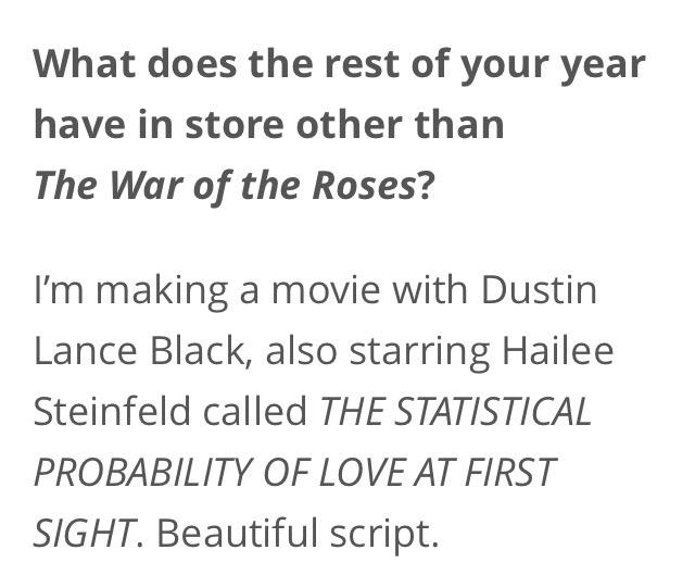 xlovely_laurax's tweet image. @DLanceBlack Much praise for #StatisticalProbability in interviews with Robert Sheehan ❤️ Looking forward to this 😘