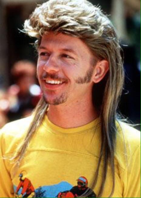 whs_roast's tweet photo. Boy why you look like joe dirt when he glued that mullet to his head http://t.co/C8om6FjS8z