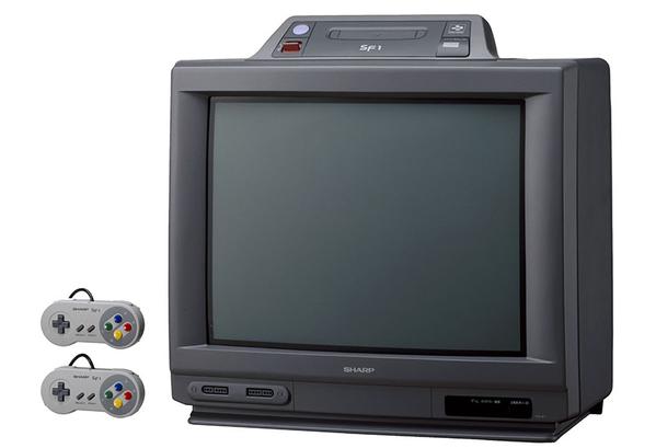SHARP スーパーファミコン内蔵 21型ブラウン管テレビ 21G-SF1 地 SHARP スーパーファミコン内蔵 21型ブラウン管テレビ 21G-SF1 地