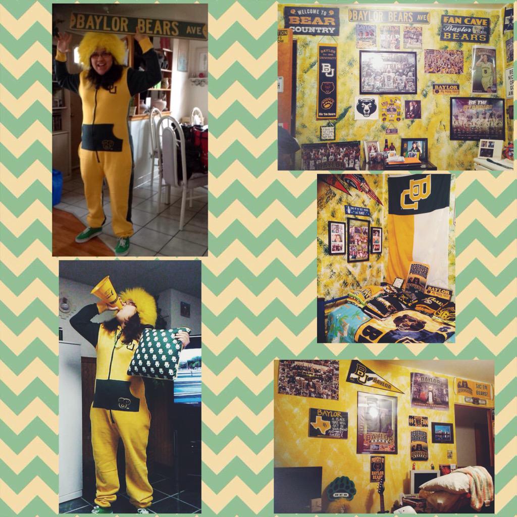 baylor_kim's tweet photo. Cuz in my world everyday is a great day to fling your green and gold afar!!!! #BaylorProud http://t.co/fb2wlyH6GG