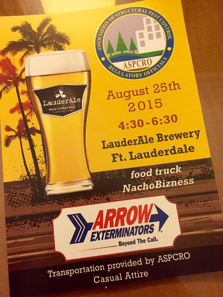 turfpathology's tweet image. Tacos, beer &amp;amp; pest management at #ASPCRO