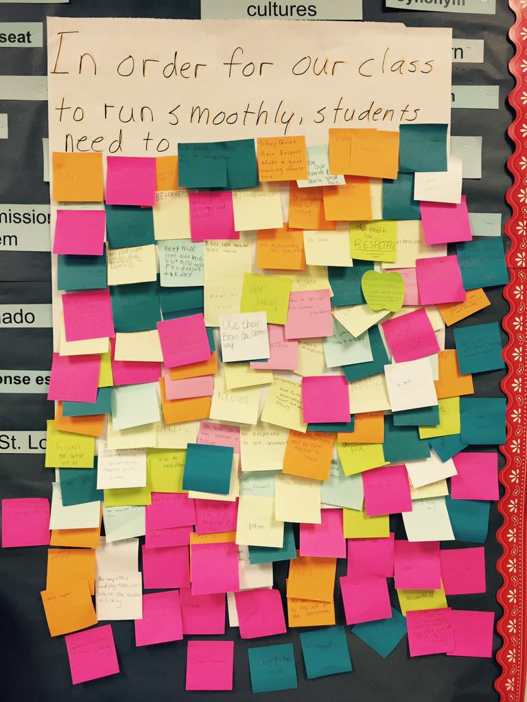 FMS_TxSelf's tweet photo. My students answered 4 great questions for team building today. @FMS_Plano #StudentRapport http://t.co/BRelSkqKlm