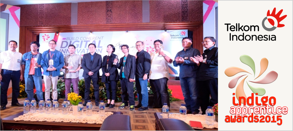 indigofornation's tweet photo. Oh ya, @Cubeacon juga pemenang #IndigoAA dari @TelkomIndonesia (@ddbAccelerator), diserahkan KaBEKRAF Pak @Triawan. http://t.co/KwhlPAxF64