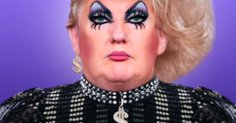 HuffPost's tweet photo. Donald Trump just got a brilliant drag makeover http://t.co/zICCcHzRT6 http://t.co/hwrQgmcd3J