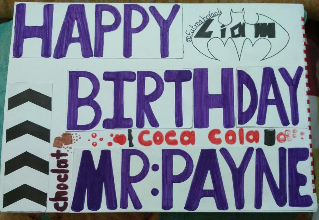  Hi Liam. I made this art for your birthday. Happy Birthday Mr.Payne.I hope u like it.I love so much 