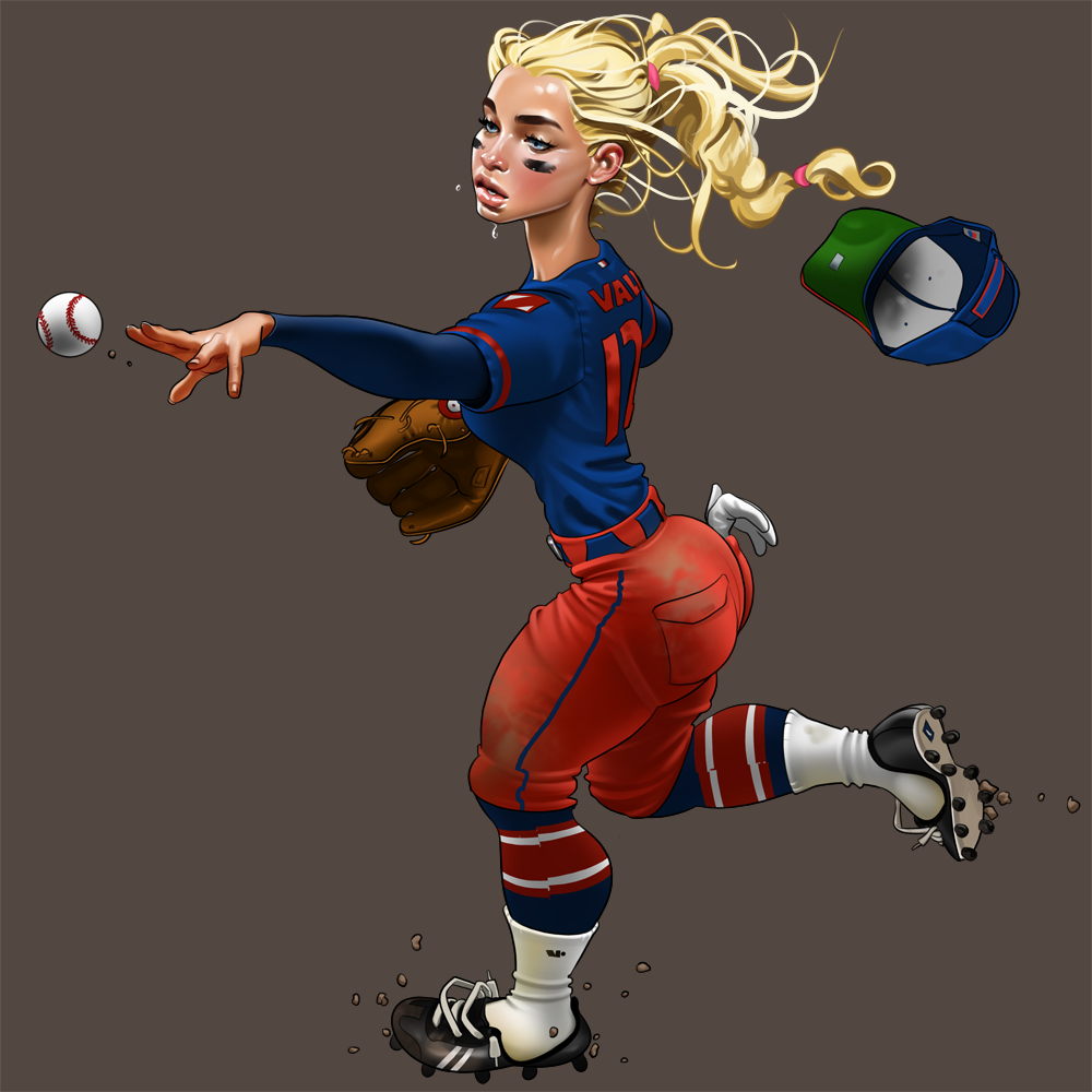 athena1comics's tweet photo. #baseball #blonde http://t.co/C0KJ6wFrrU