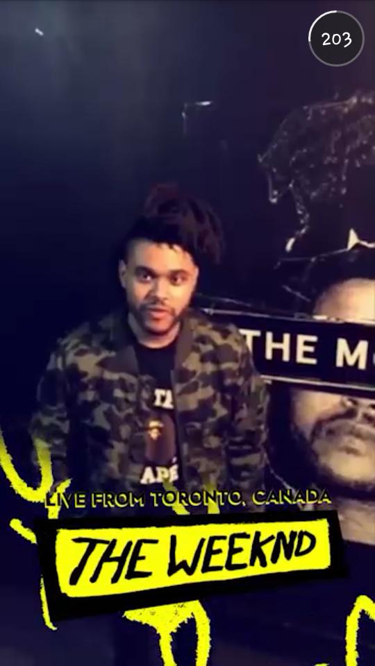 maxxXO2's tweet photo. @theweeknd #Toronto #beautybehindthemadness @TheWeekndBible @Snapchat #legendary http://t.co/vldvSUCHvf