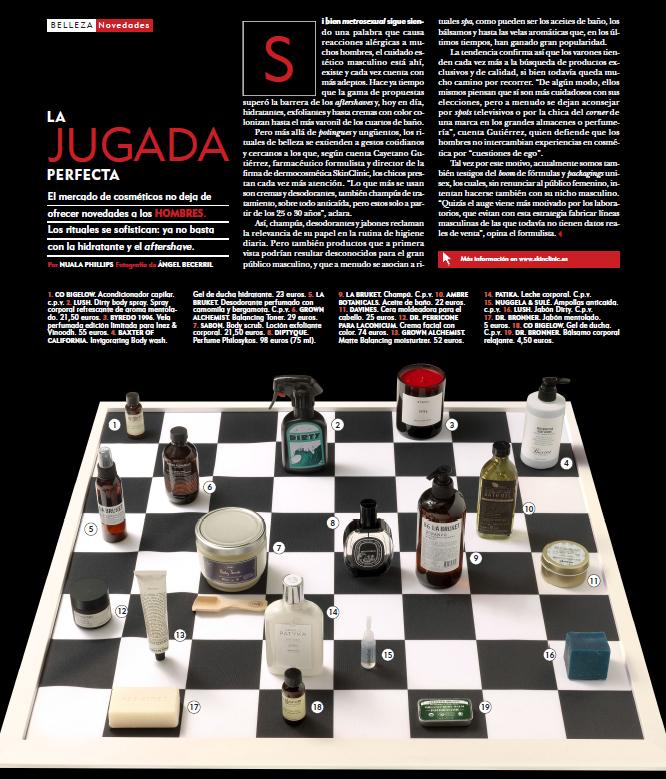 AmbreBotanicals's tweet photo. Our bath oil gets a beautiful checkmate in Fuera de Serie by El Mundo. Thanks @fueradeserie! http://t.co/CsB3lEgU7A