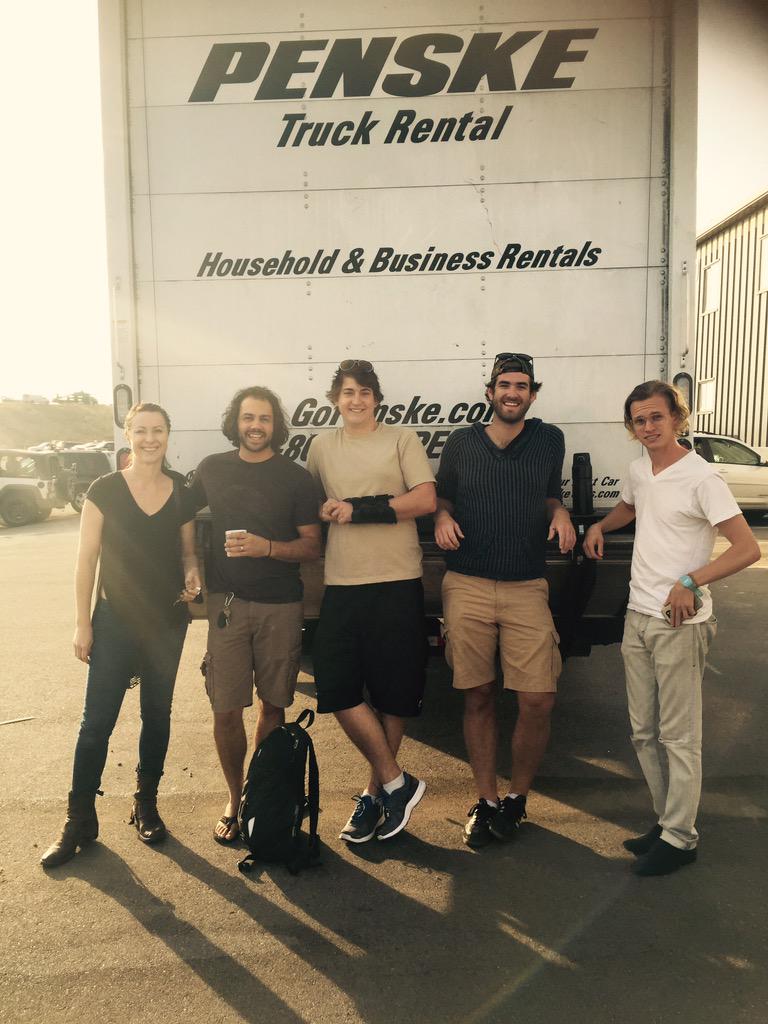 jenlewin's tweet image. The Super Pool departs for Burning Man @burningman #interactiveart #poolcrew @StudioBoulder #mayanwarrior