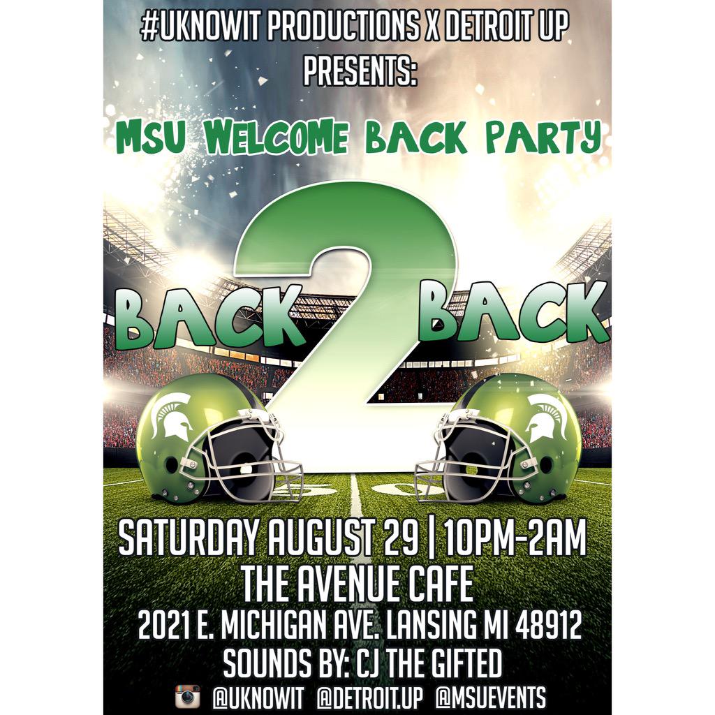 Mondolo72's tweet photo. 🚨🚨🚨🚨🚨🚨 BANGER ALERT❗️ #MSU WELCOME BACK PARTY #TURNUP #TURNUP @Dee_Ago COME GET IT IN SATURDAY 🚨🚨🚨🚨 http://t.co/dmjJiTtDby