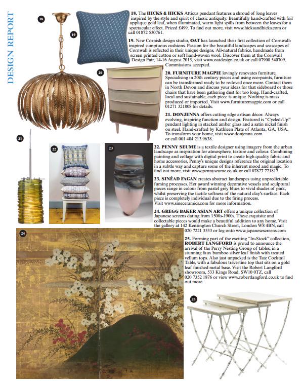 OatDesign's tweet image. We're so pleased @OatDesign has been featured in the September @WofInteriors Design Report!