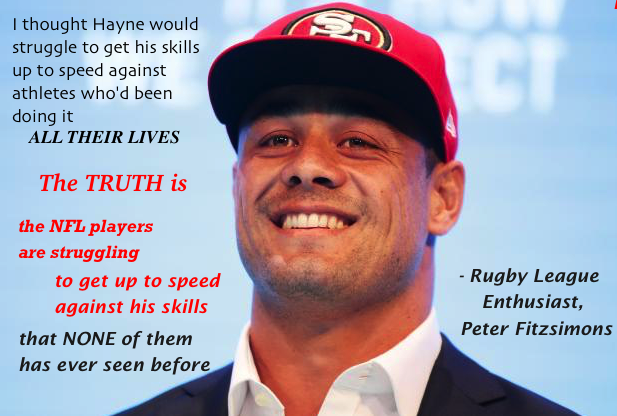 rleaguequotes's tweet photo. Great quote from #rugbyleague enthusiast, @Peter_Fitz ...

#HaynePlane #NRL #NFL #RLFamily http://t.co/0wLByzviAE