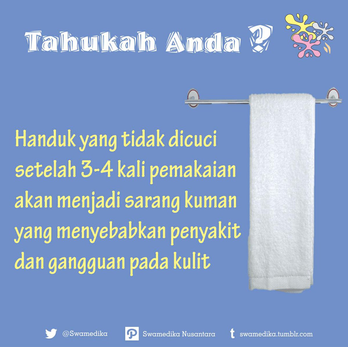 Itulah #TahukahAnda minggu ini. Jangan lupa ikuti terus #TahukahAnda selanjutnya ya. Tetap #SehatdenganSedekah :)