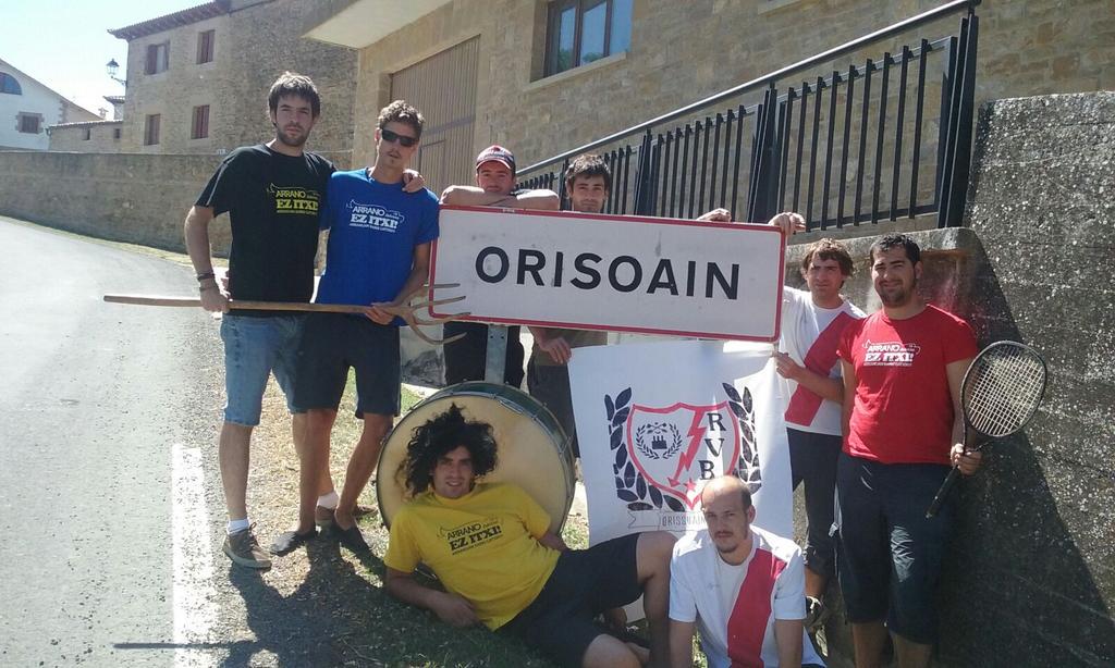 <a href="/UdakoTxapelketa/">Udako torneua</a> <a href="/OrissuainKE/">ORISSUAIN K.E.</a> taldiak izen berdineko herritxik animuak bialdu dosku arranoko lagunei!
#ArranoZabalik