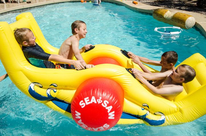 Keep the #summer fun rolling with these big #toys you'll want to add to your backyard #pool. hywd.co/QCd8a