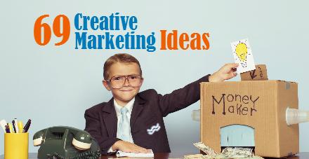 WordStream's tweet image. 69 marketing ideas and inspirational tips to help you get through that creative slump: marketing.wordstream.com/WSContentDLPai…