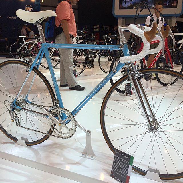 ccclassico's tweet photo. Is it back? #colnago #arabesque #steelisreal #eurobike #ccclassico #eurobike2015 http://t.co/AnThXk86Tp