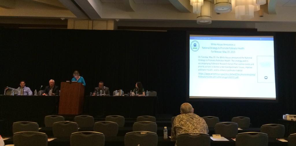 AhobbsRISE's tweet image. .@PestFacts #ASPCRO is talking pollinators again. Susan Lewis @EPA Rick Fell and more.