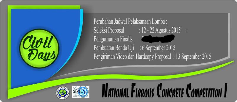 Ini untuk para finalis national fibrous concrete competirion I.. terbaru