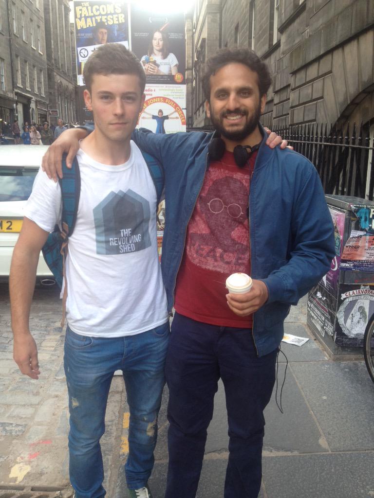 Our latest fan #nishkumar ! Only 3 more performances to go after today; BED @ 3pm, infirmary street greenside!
