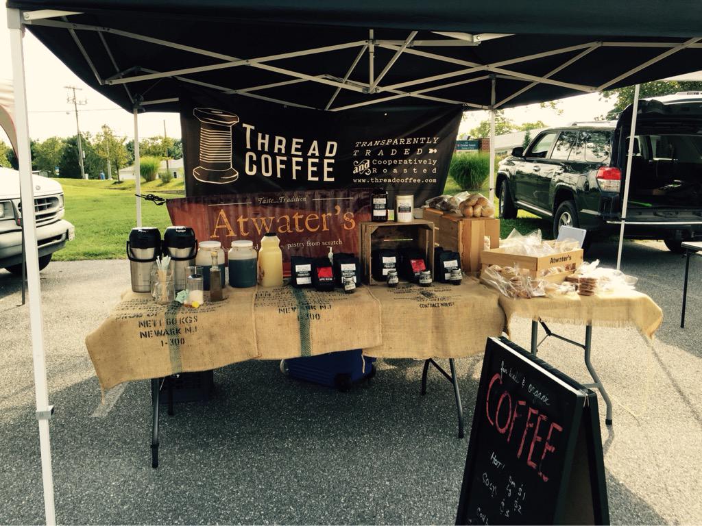 There's a hint of autumn in the air and we're at the #Catonsville farmers market 10-1 today!