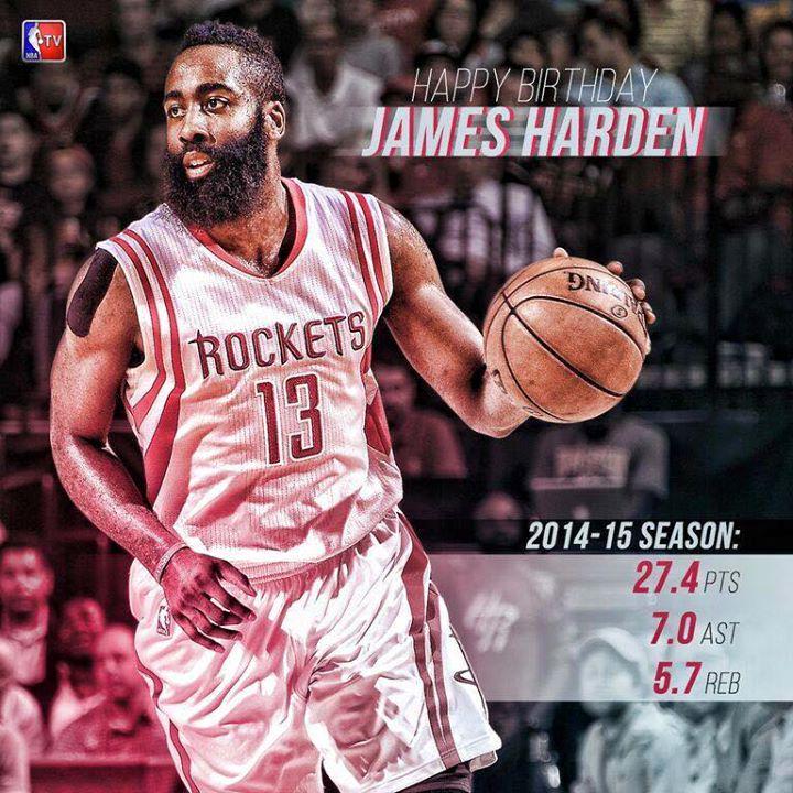 Happy Birthday to the Beard, James Harden!! ~Sispes 