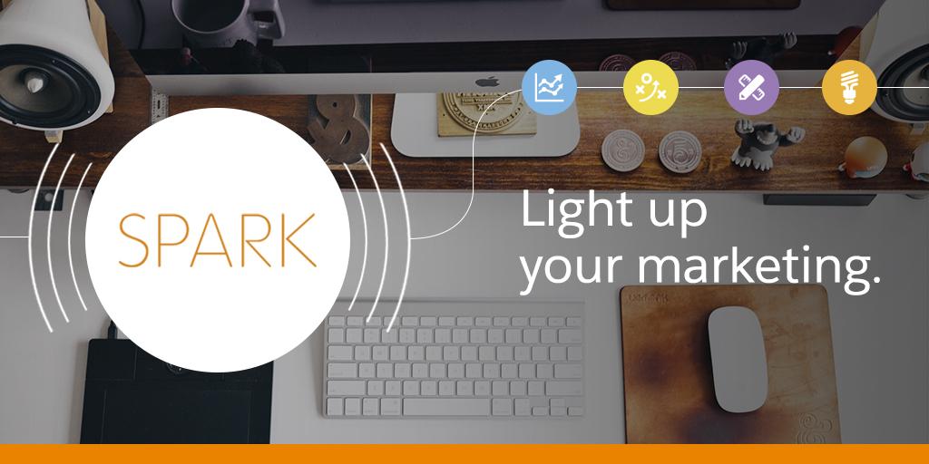 MarketingCloud's tweet image. Set your marketing ablaze with the latest trends &amp;amp; inspiration. Get started with SPARK: sforce.co/1fFTeep