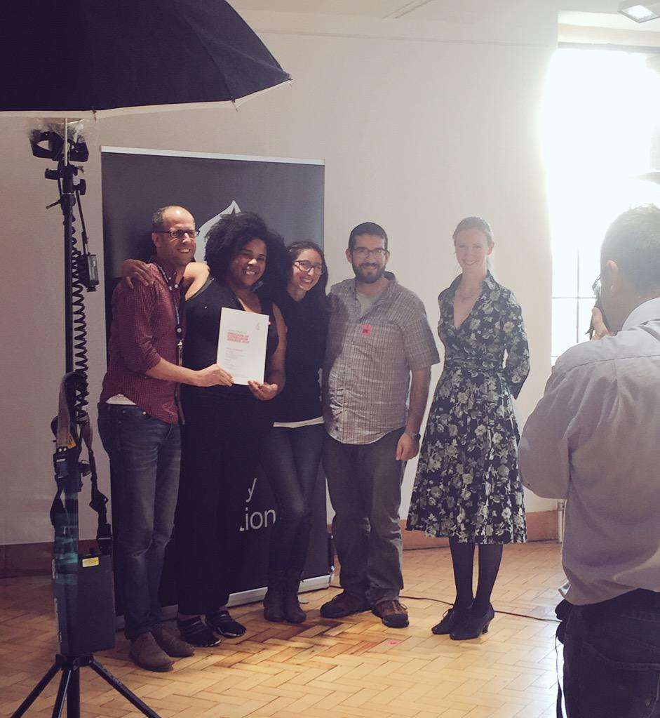 Gildedballoon's tweet photo. Congratulations @Tarbabyplay for their highly commended award @AmnestyScotland International Awards 2day! #edfringe http://t.co/7gsGiwfsrw