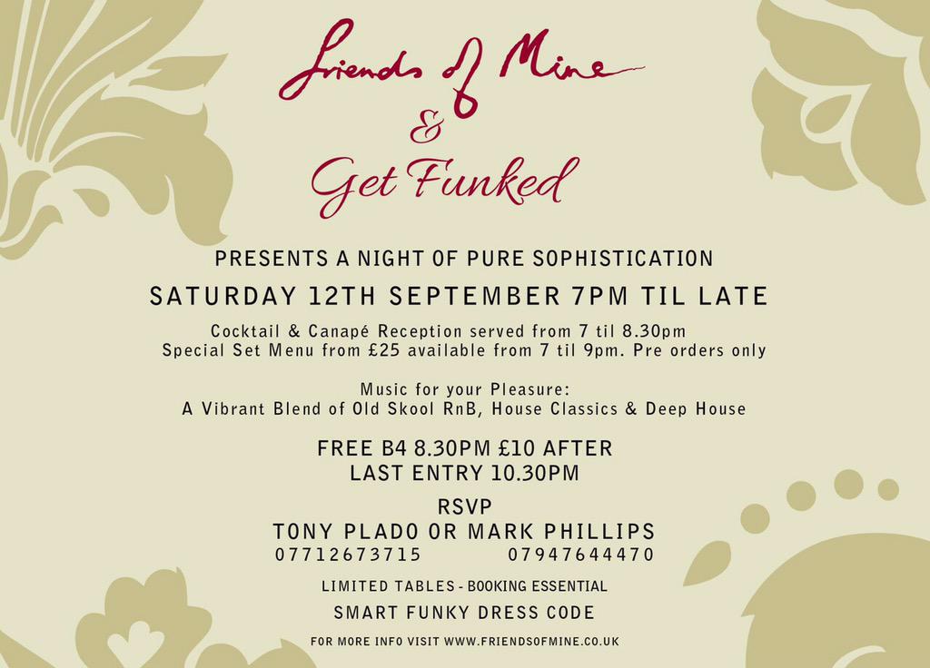 GetFunked_'s tweet photo. We cannot wait for Sat 12th September :) http://t.co/OPrQmwuQ71