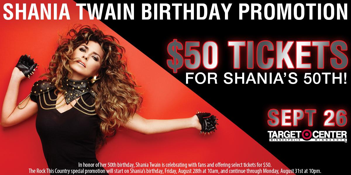 Happy birthday $50 tickets THIS WEEKEND ONLY in honor of your 50th! Tickets at  