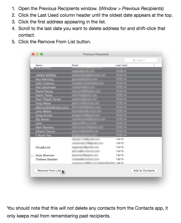 jstahlman's tweet photo. Finally @reyespoint @macworld explains how to get rid of #ghost #email from auto suggest http://t.co/ouc4oquK8k http://t.co/AlG39JKeMt