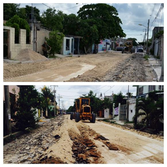 Ya iniciamos la reconstrucción de vialidades con concreto hidráulico en la Región 96 en su 1era fase <a href="/VivoEnCancun/">Vivo en Cancún 🏖️</a>